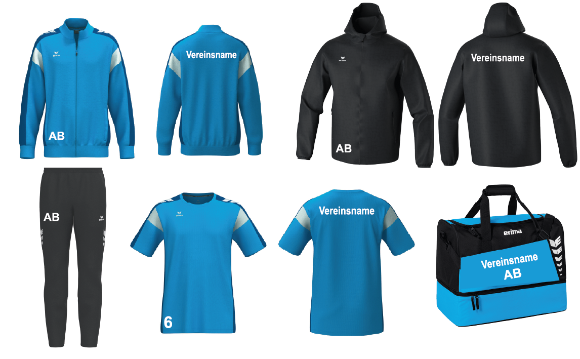 Spielerset Celebrate 125 V inkl. Druck