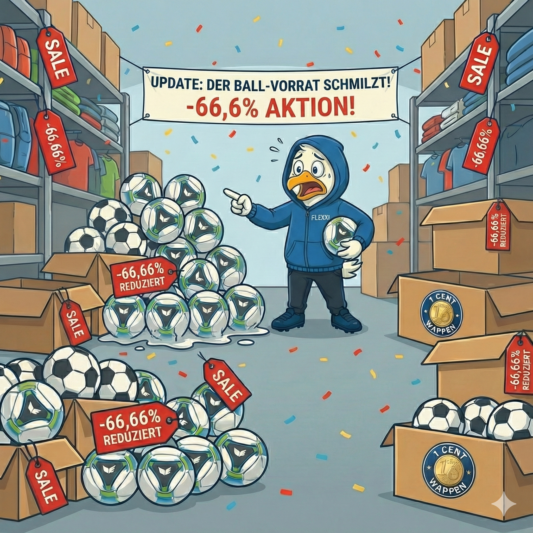 UPDATE: Der Ball-Vorrat schmilzt! (-66,6% Aktion) 📉🔥