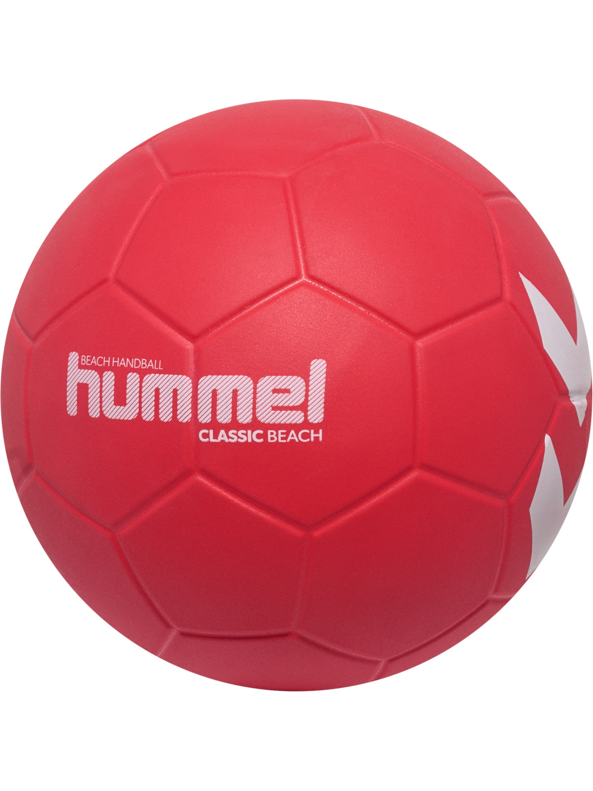 ball, handball, rot, soccer-ähnliches Muster, hummel