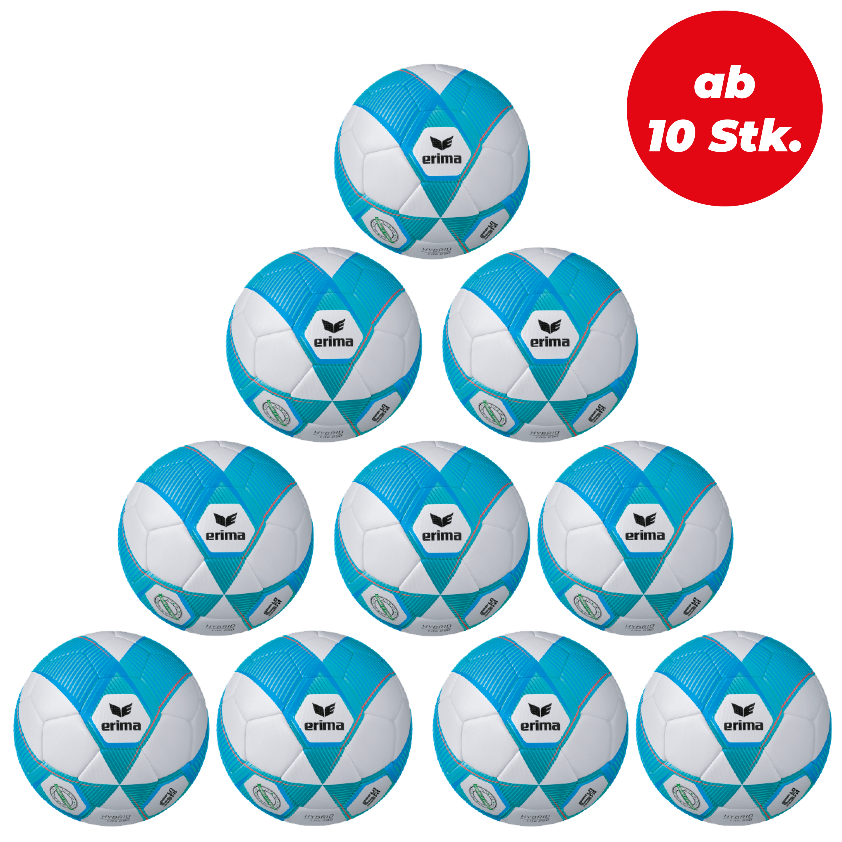 Erima Hybrid S-Light 290g Gr. 5 ab 10 Stk.