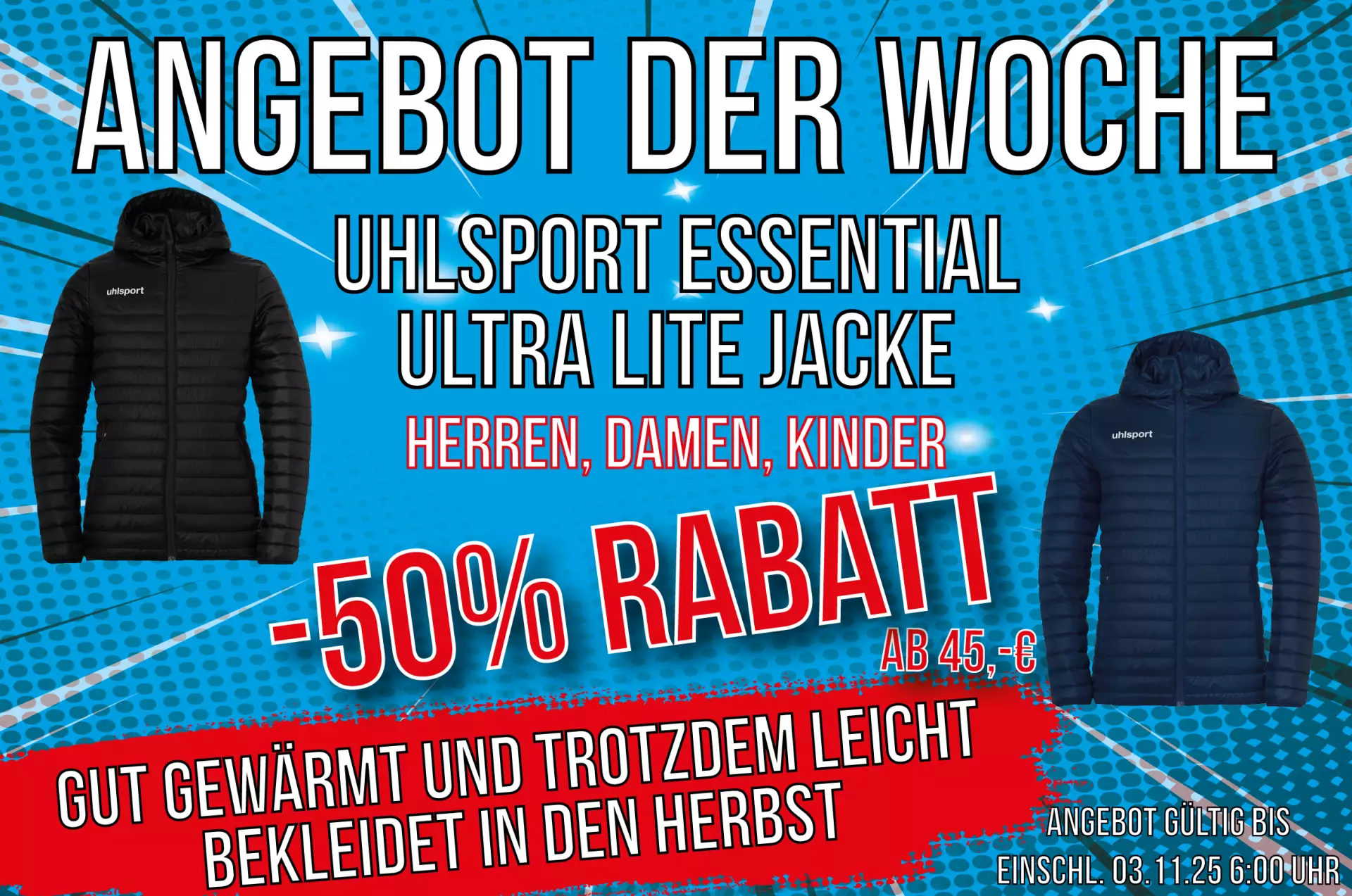 Flexxis Flutlicht-Ansage: -50% auf die Ultra Lite! So wird Kälte zum Heimvorteil!