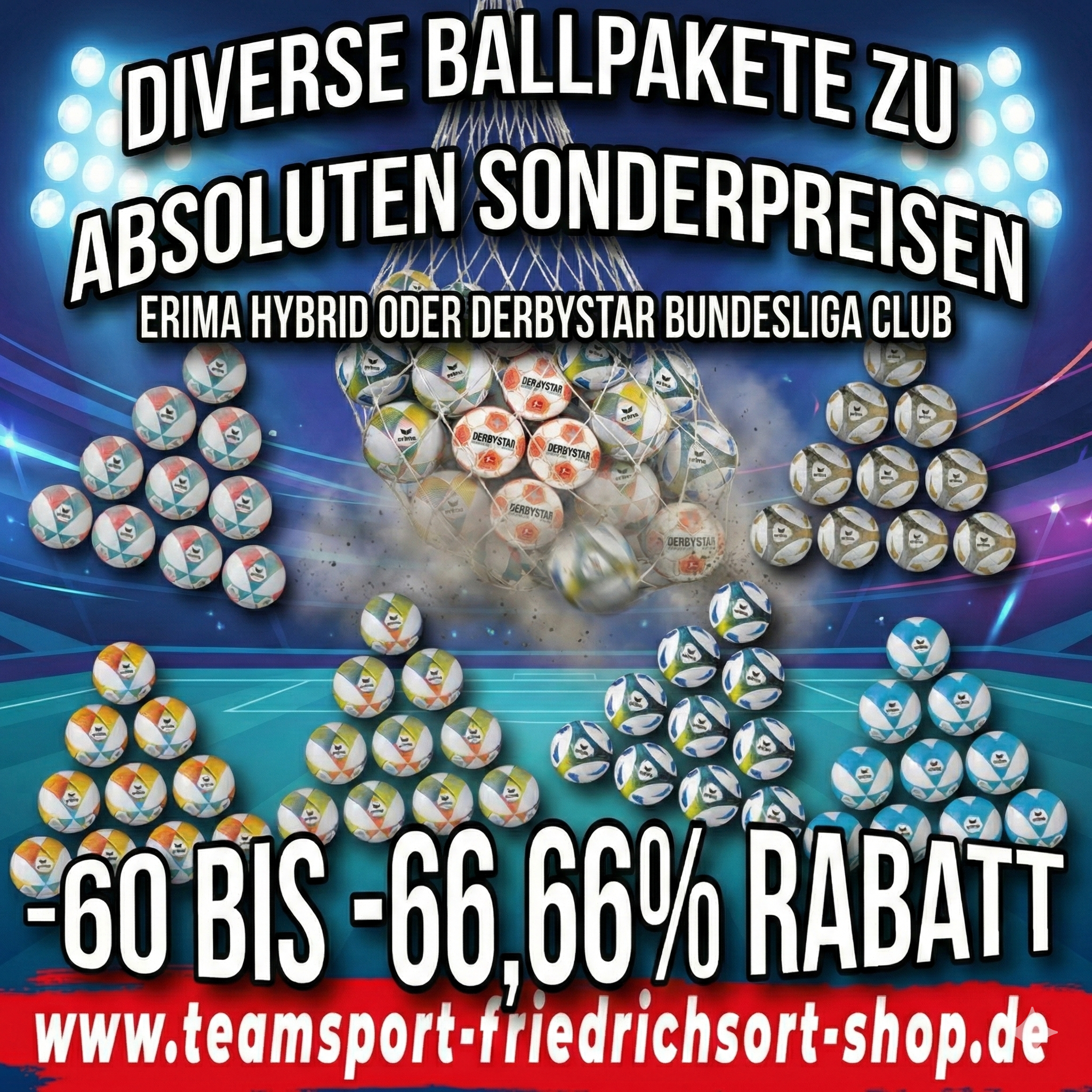 LAGER-RÄUMUNG: Markenbälle radikal reduziert (bis -66%)! ⚽️📉