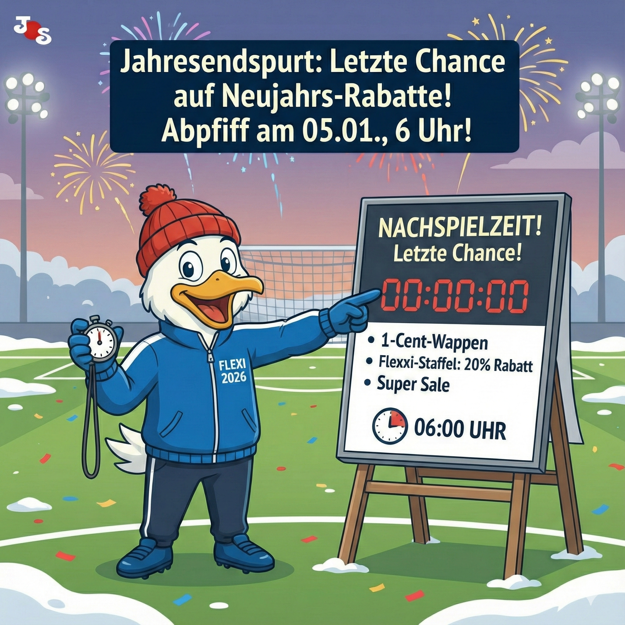 Frohes Neues 2026! 🎆 Anpfiff für die Rückrunde (und letzte Chance!)