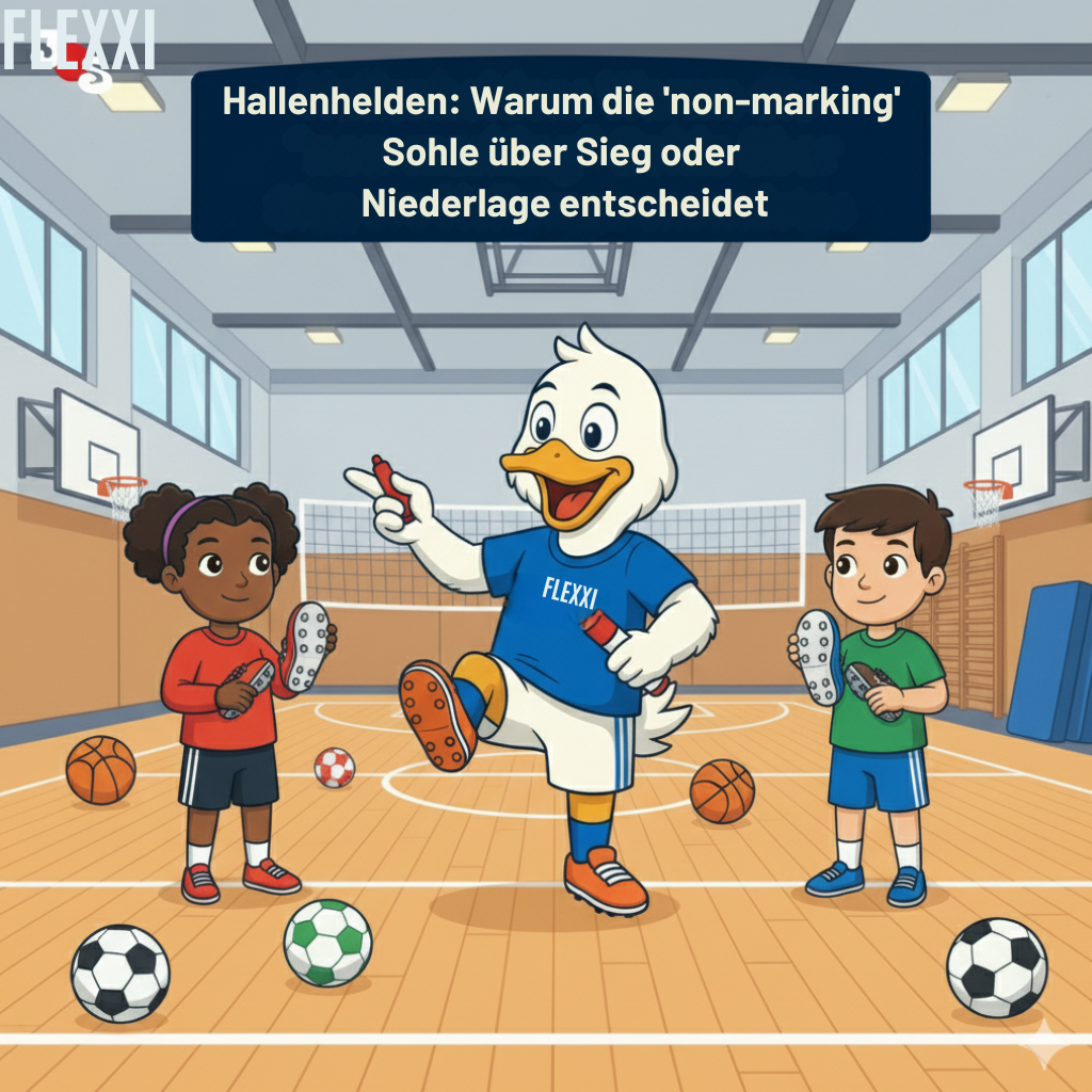 Hallenhelden: Warum die 'non-marking' Sohle über Sieg oder Niederlage entscheidet