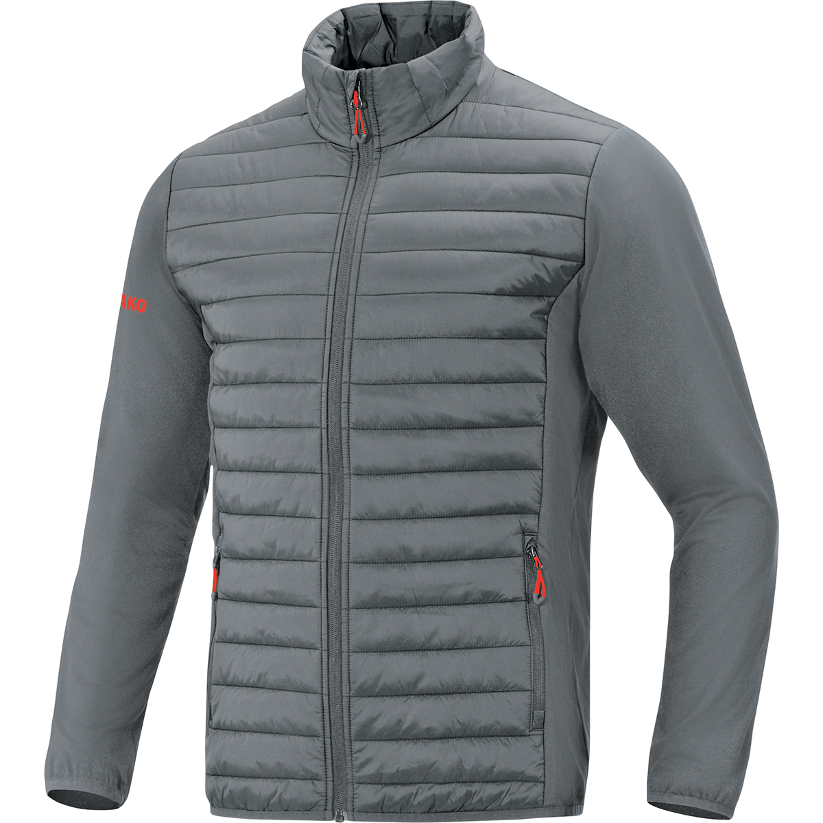 Hybridjacke Premium Steingrau