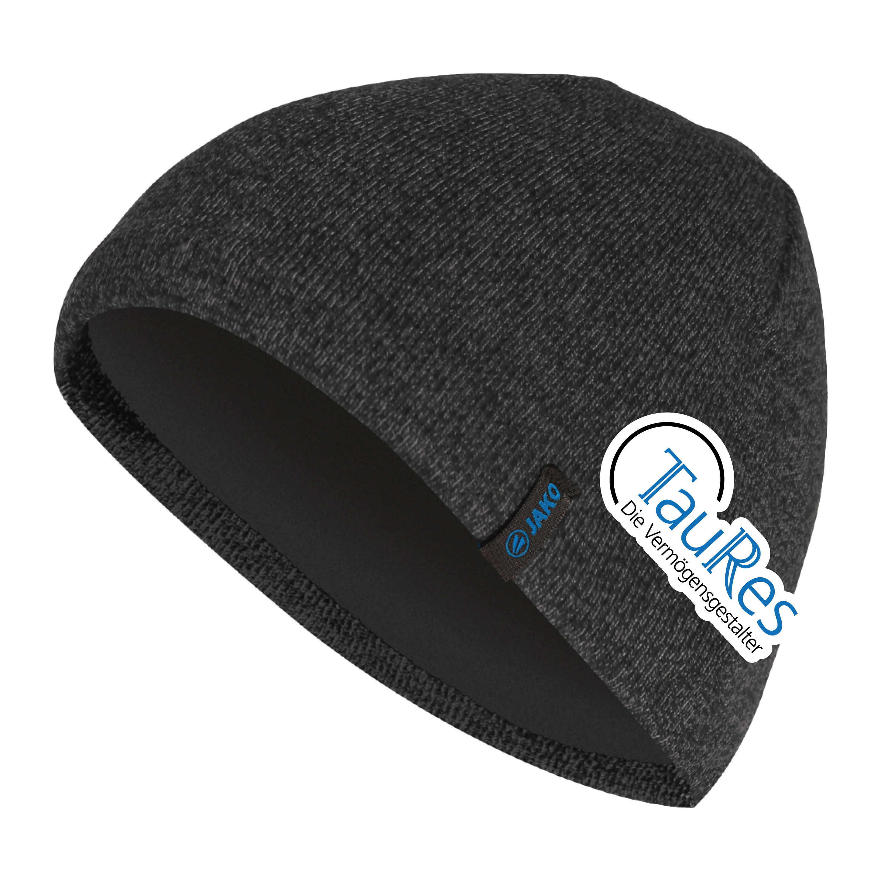 Sponsorenlogo auf Mütze