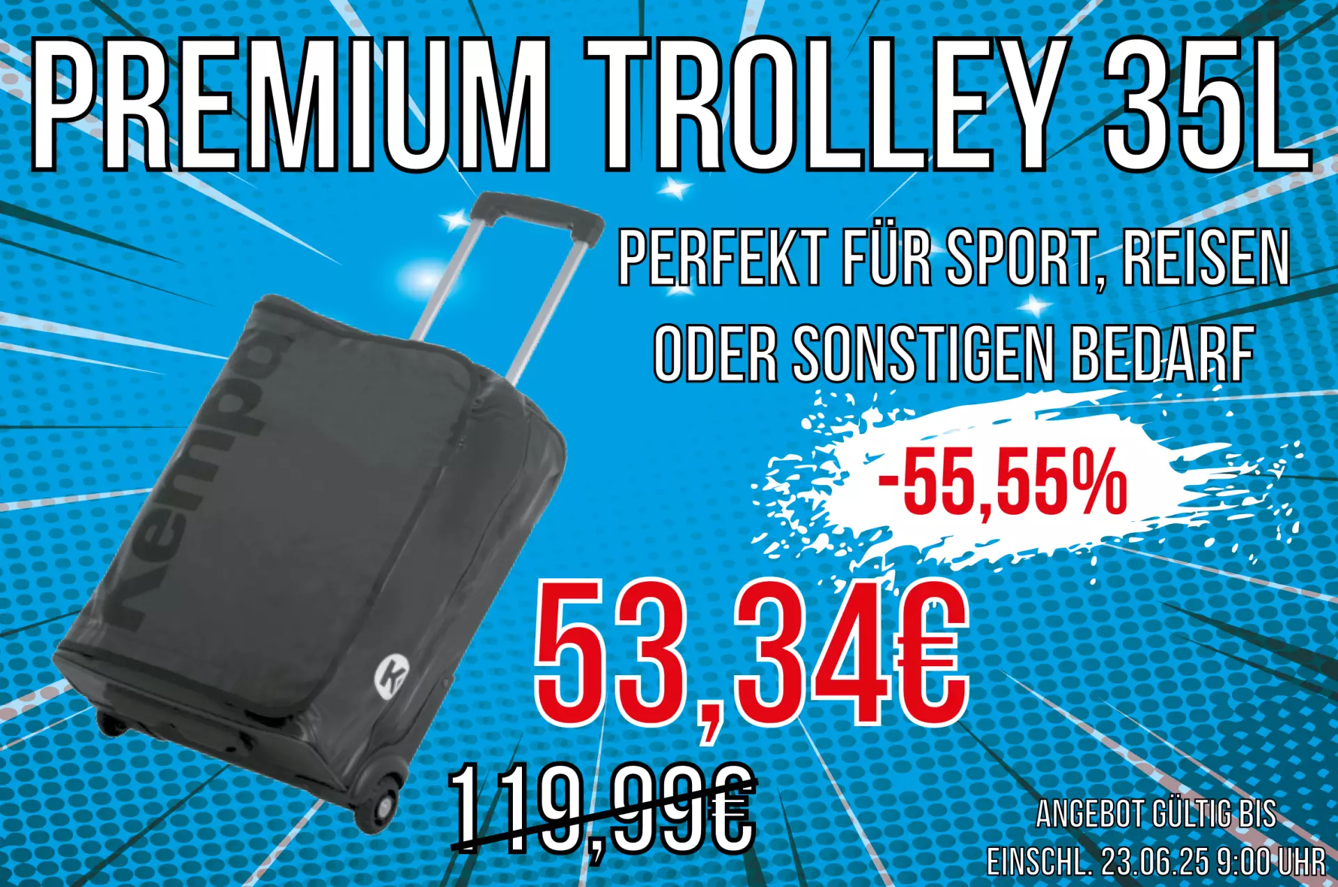 Flexxis Ausrüstungs-Tipp der Woche: Kempa PREMIUM TROLLEY (35L)