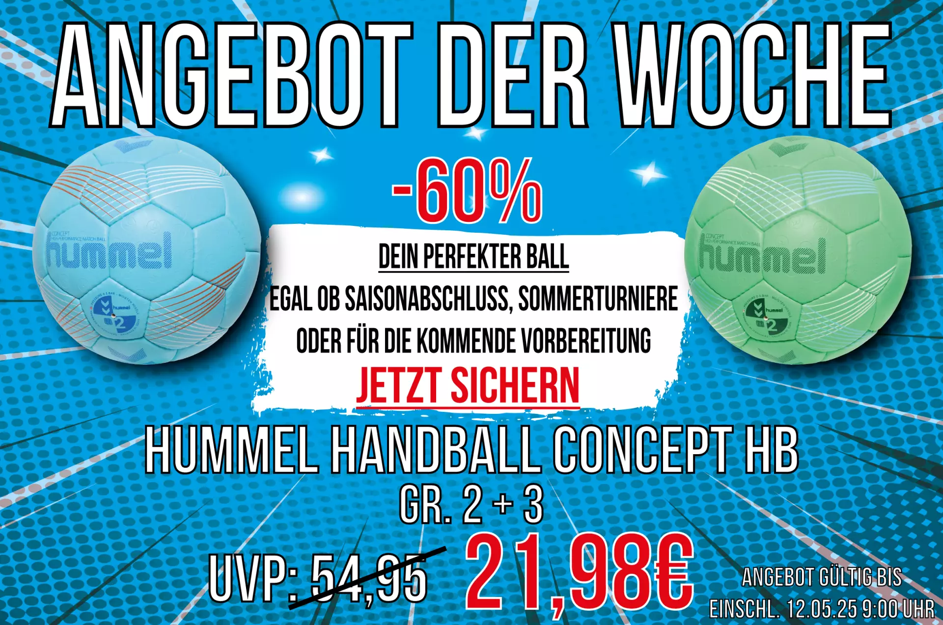 Flexxis Ball-Tipp der Woche: Hummel CONCEPT HB in grün oder blau