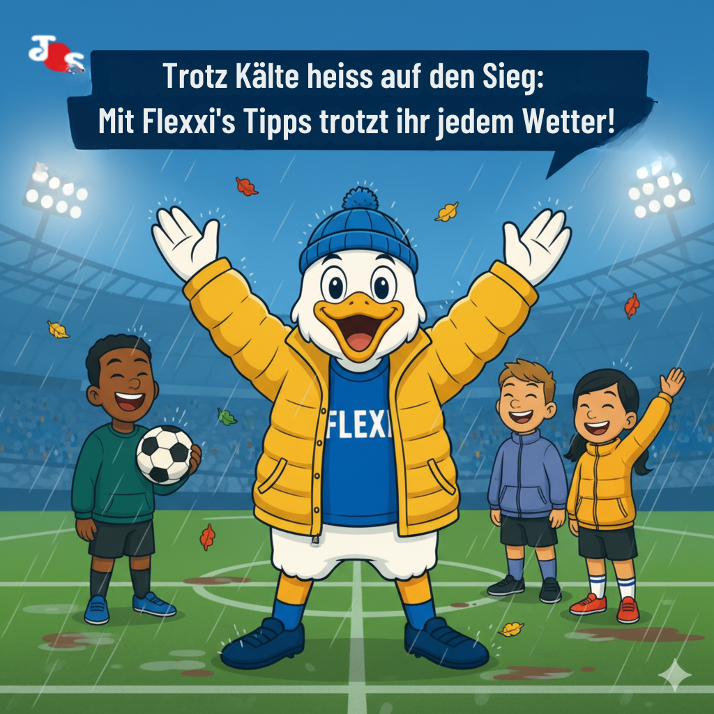 Trotz Kälte heiss auf den Sieg: Mit Flexxi's Tipps trotzt ihr jedem Wetter!