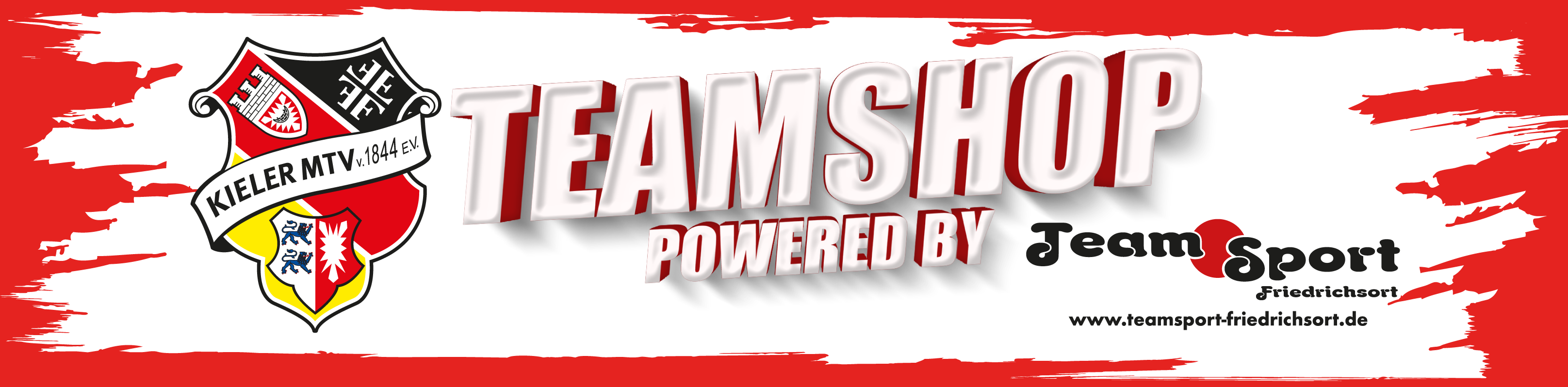 Banner TEAMSHOP powerde by Teamsport Friedrichsort