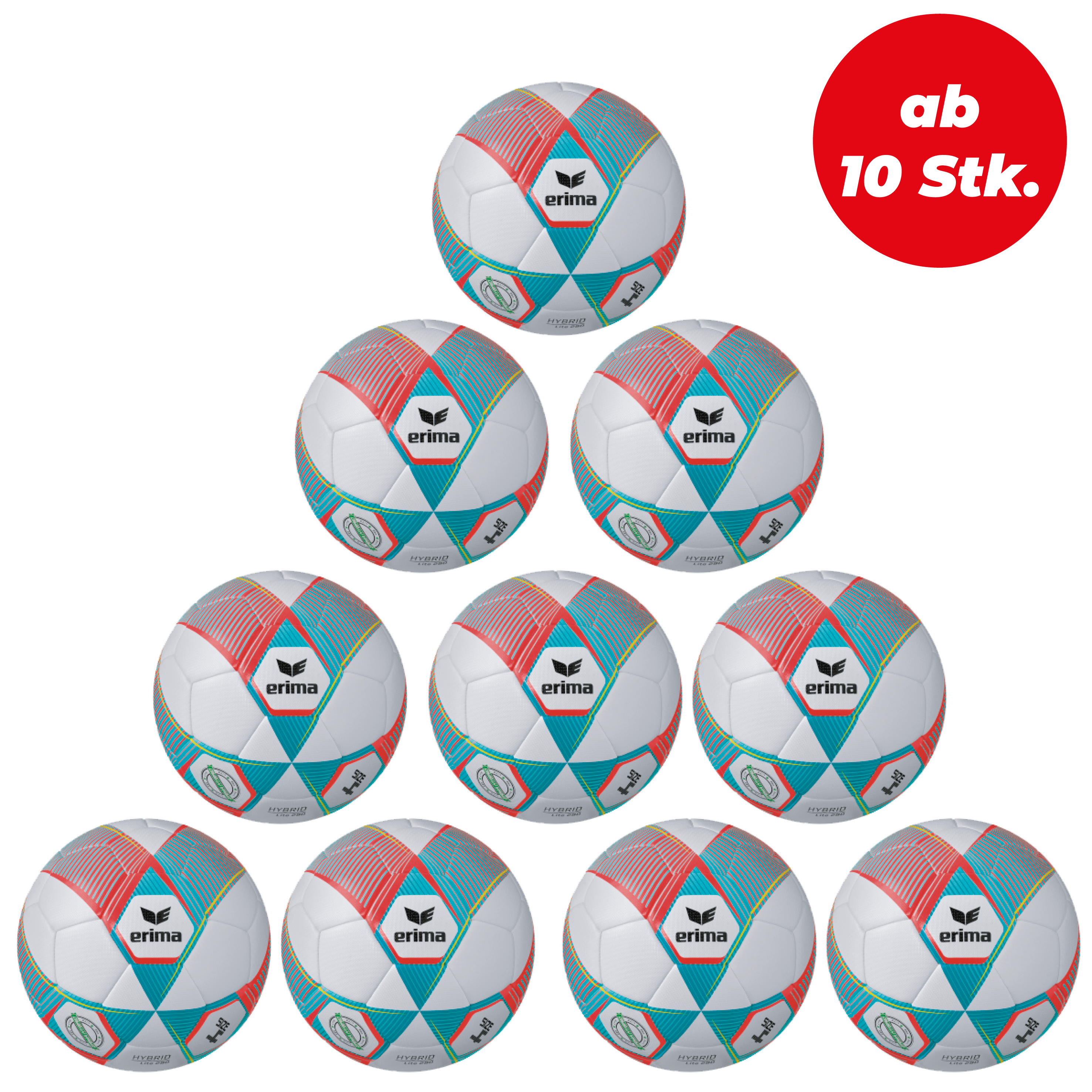 Erima Hybrid S-Light 290g Gr. 4 ab 10 Stk.