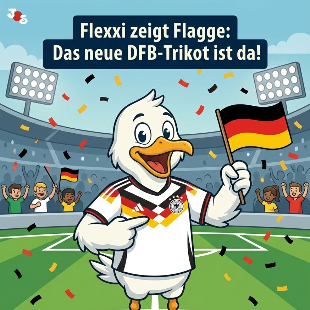 Schwarz-Rot-Gold mit Flexxi: Warum das neue DFB-Trikot jetzt in jeden Fan-Spind gehört!