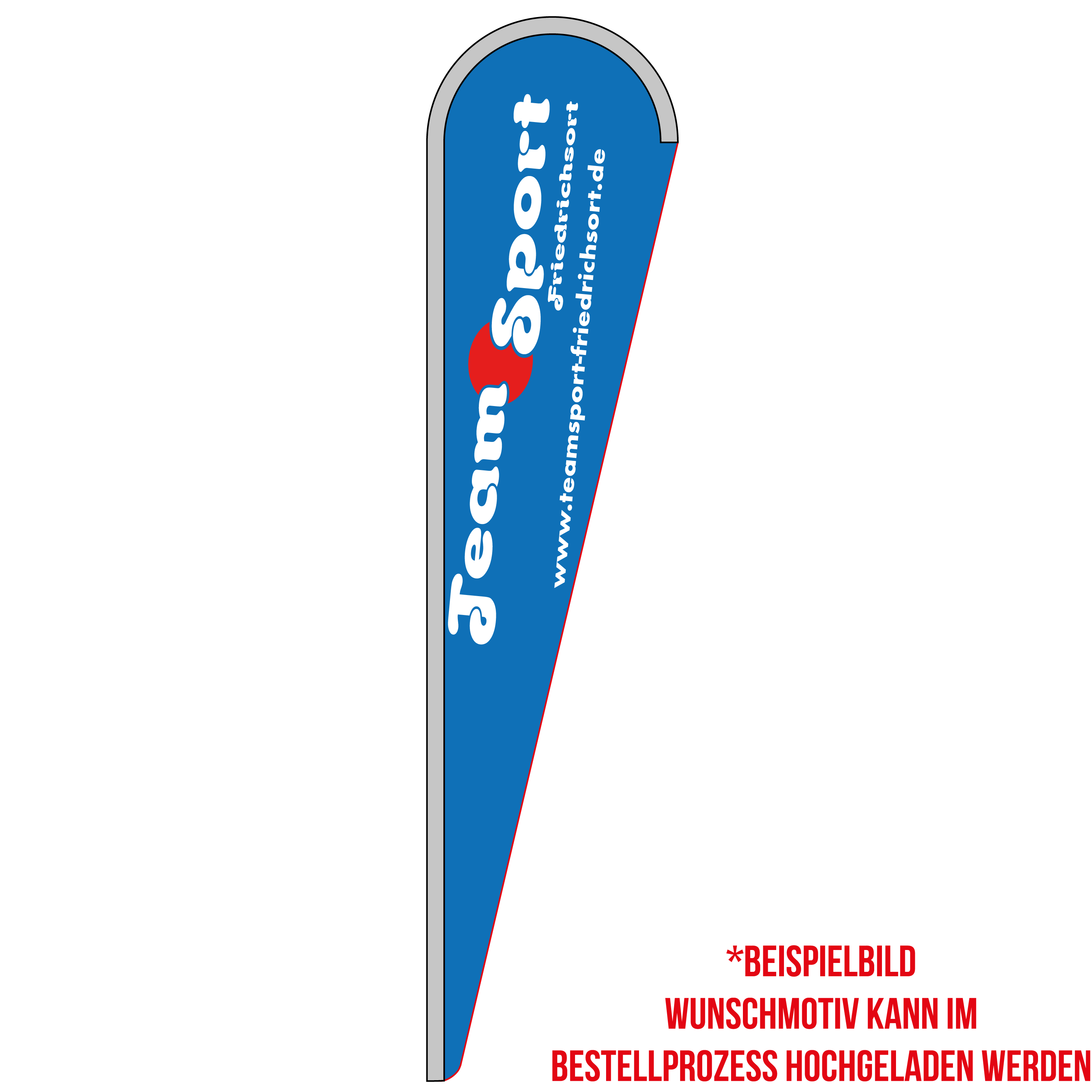 Beachflag Ibiza - Fuerte - Kreta