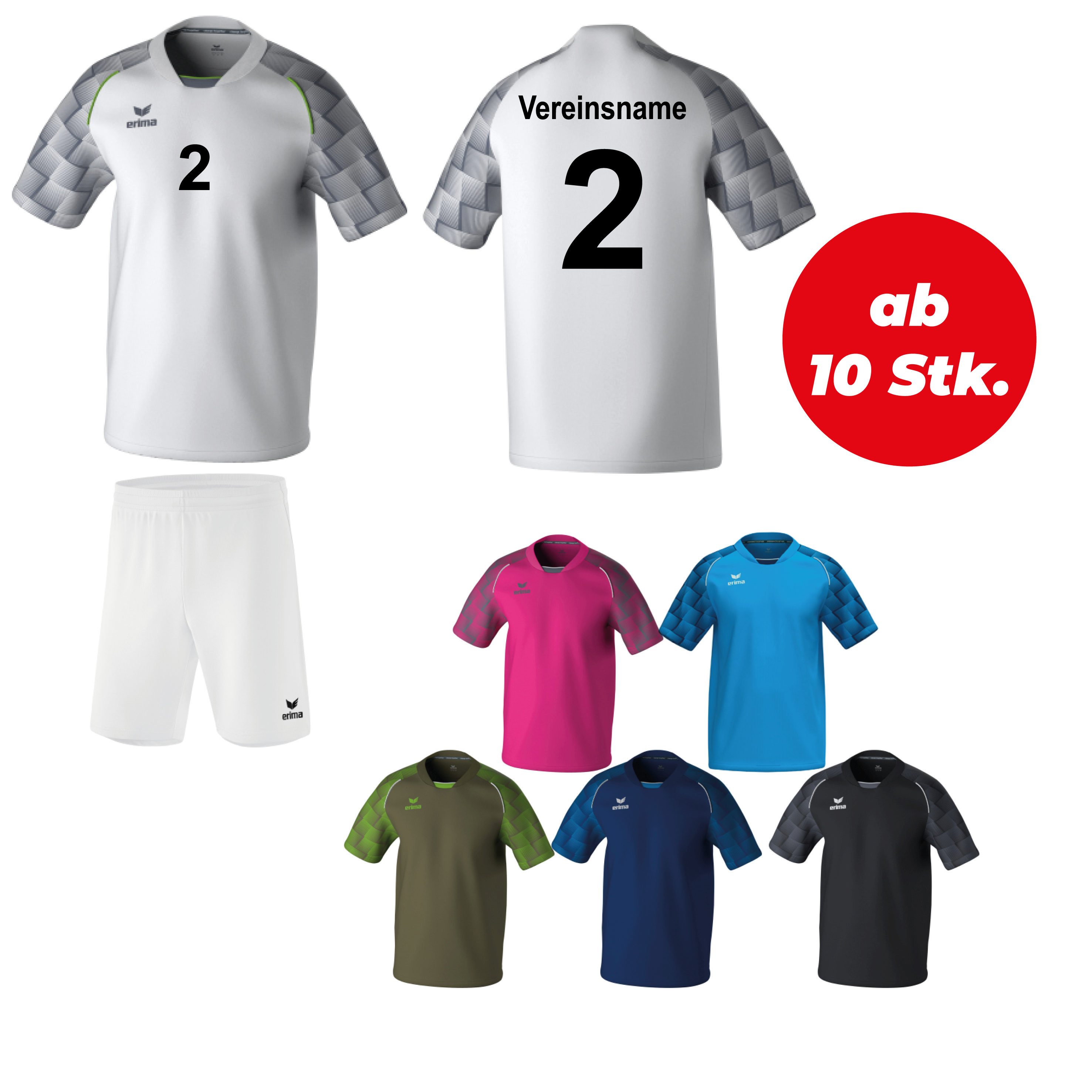 Trikotsatz Handball Erima EVO STAR ab 10 Stk. inkl. Druck