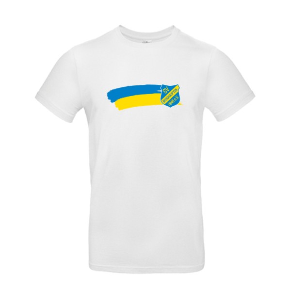 T-Shirt Balken weiß