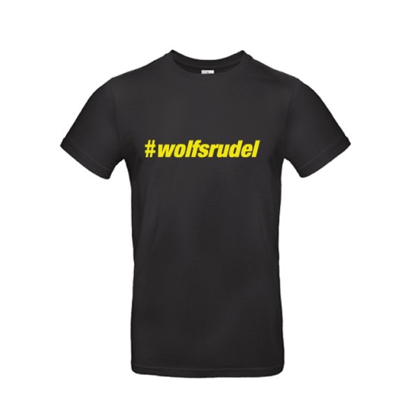 T-Shirt #Wolfsrudel Schwarz Kinder