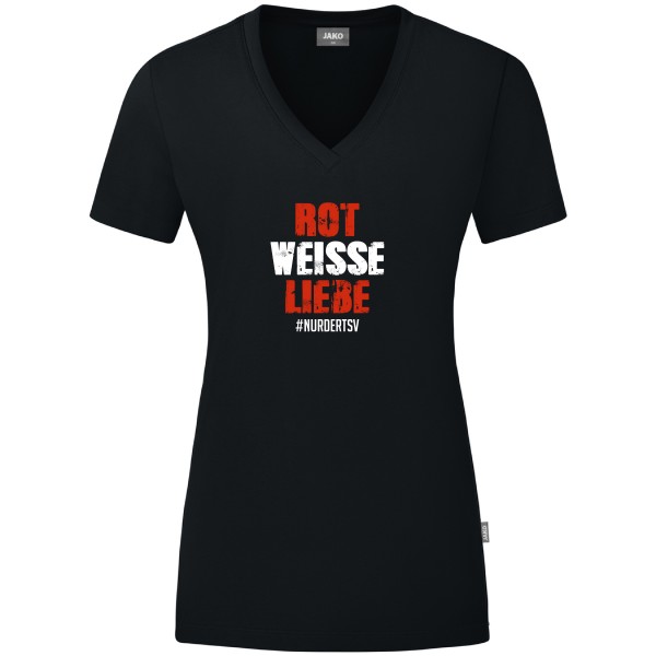 T-Shirt #rrotweisseLiebe Damen